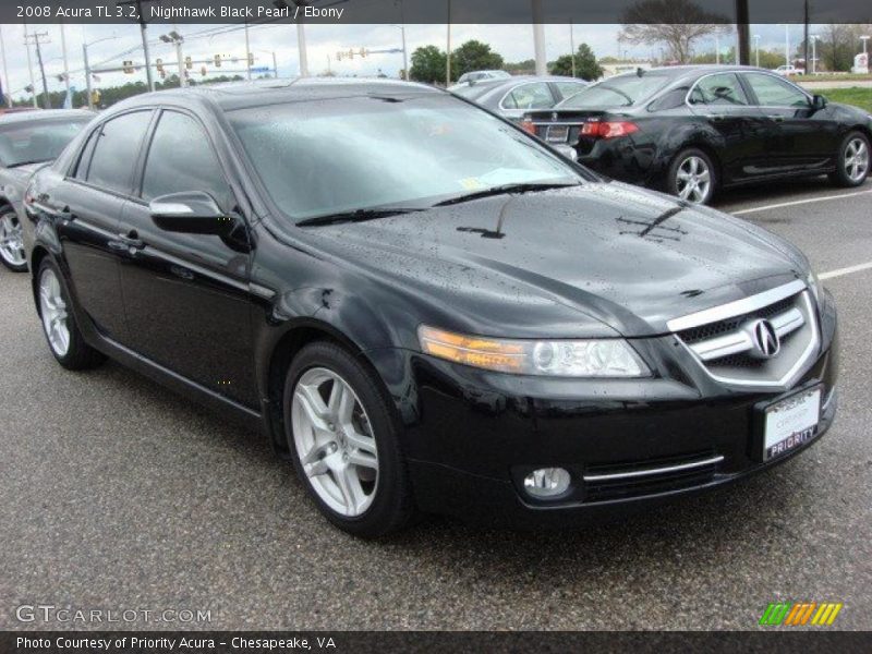 Nighthawk Black Pearl / Ebony 2008 Acura TL 3.2