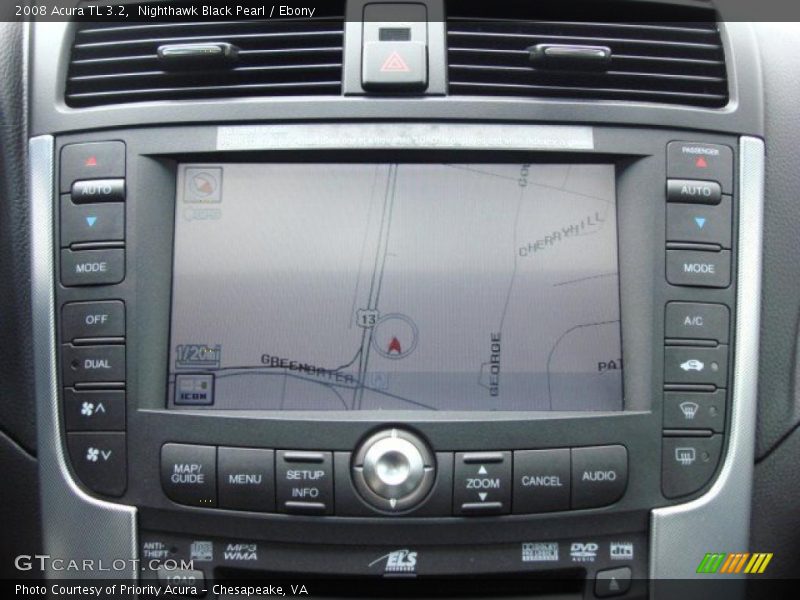 Nighthawk Black Pearl / Ebony 2008 Acura TL 3.2