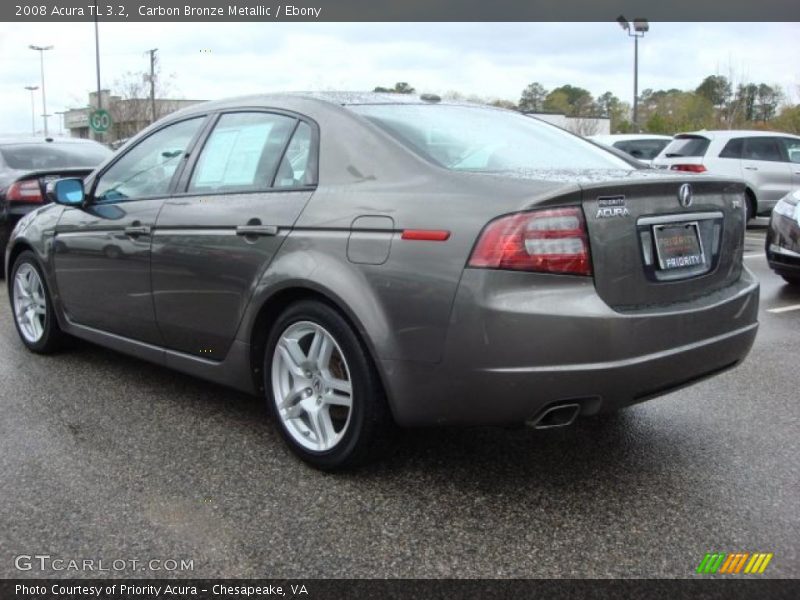 Carbon Bronze Metallic / Ebony 2008 Acura TL 3.2