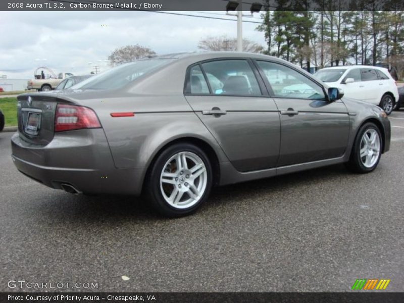 Carbon Bronze Metallic / Ebony 2008 Acura TL 3.2