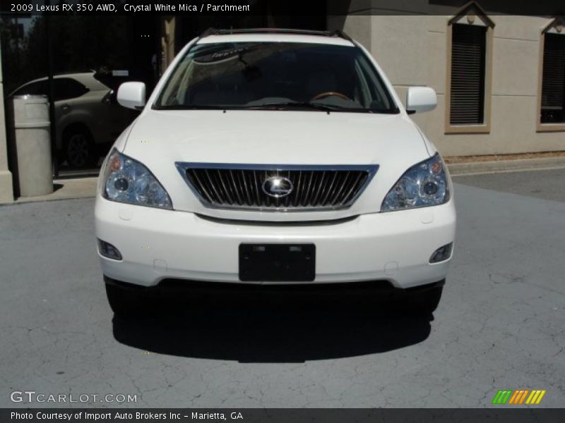 Crystal White Mica / Parchment 2009 Lexus RX 350 AWD