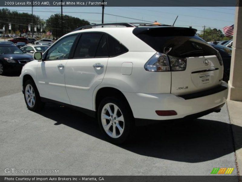 Crystal White Mica / Parchment 2009 Lexus RX 350 AWD
