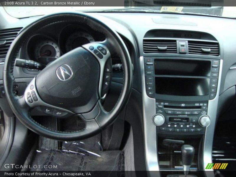 Carbon Bronze Metallic / Ebony 2008 Acura TL 3.2