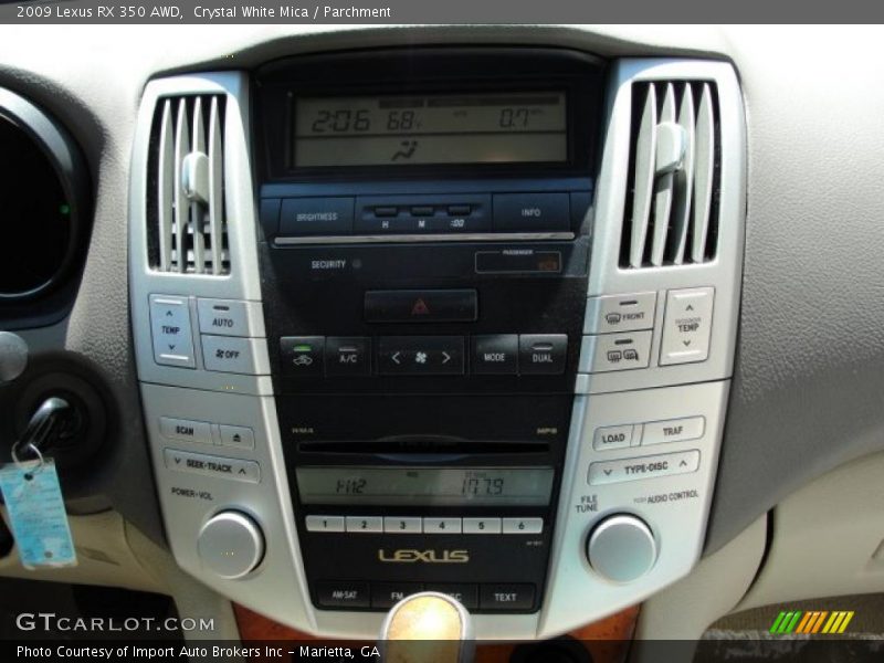 Crystal White Mica / Parchment 2009 Lexus RX 350 AWD