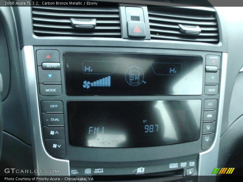 Carbon Bronze Metallic / Ebony 2008 Acura TL 3.2
