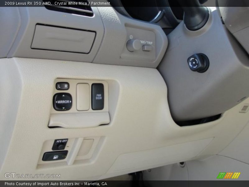 Crystal White Mica / Parchment 2009 Lexus RX 350 AWD