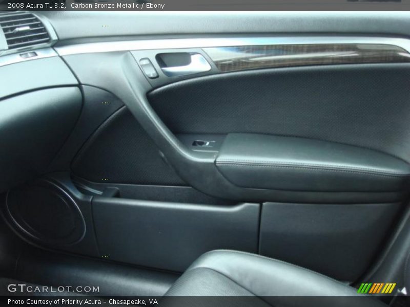 Carbon Bronze Metallic / Ebony 2008 Acura TL 3.2