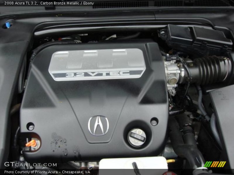 Carbon Bronze Metallic / Ebony 2008 Acura TL 3.2