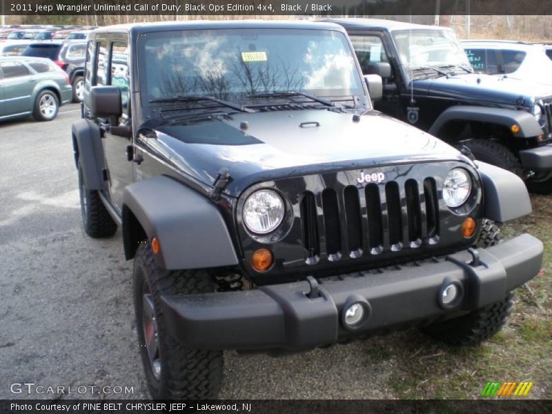 Black / Black 2011 Jeep Wrangler Unlimited Call of Duty: Black Ops Edition 4x4