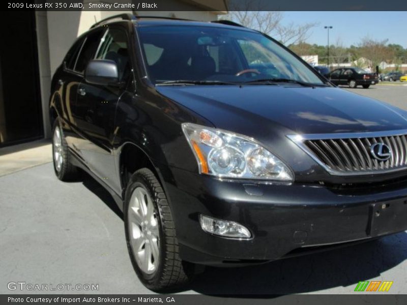 Smokey Granite / Black 2009 Lexus RX 350 AWD