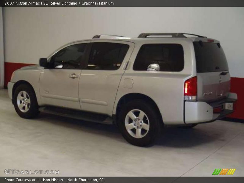 Silver Lightning / Graphite/Titanium 2007 Nissan Armada SE