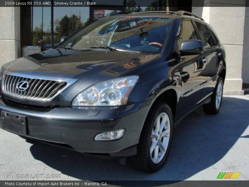 Smokey Granite / Black 2009 Lexus RX 350 AWD