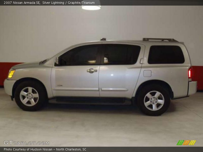 Silver Lightning / Graphite/Titanium 2007 Nissan Armada SE