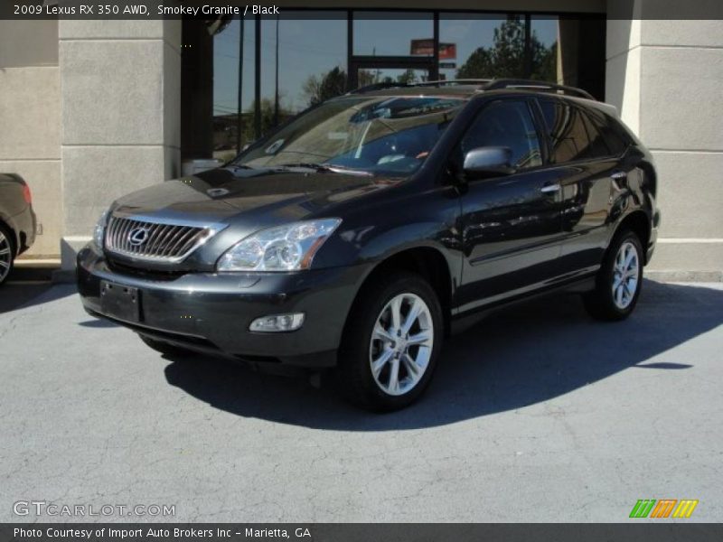 Smokey Granite / Black 2009 Lexus RX 350 AWD