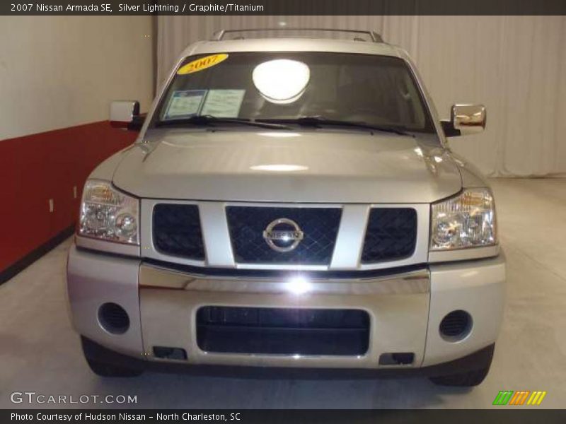 Silver Lightning / Graphite/Titanium 2007 Nissan Armada SE