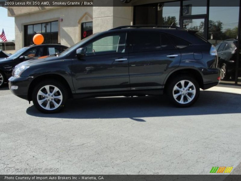 Smokey Granite / Black 2009 Lexus RX 350 AWD