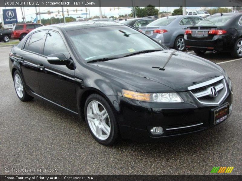 Nighthawk Black Pearl / Ebony 2008 Acura TL 3.2