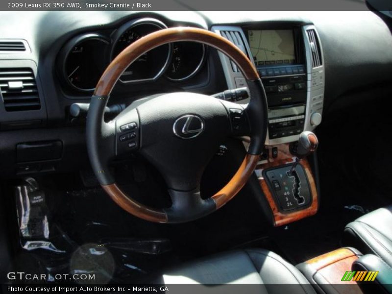 Smokey Granite / Black 2009 Lexus RX 350 AWD