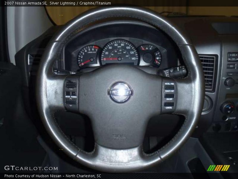 Silver Lightning / Graphite/Titanium 2007 Nissan Armada SE