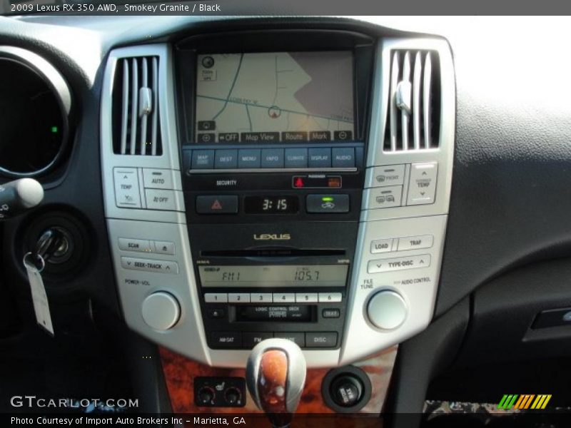 Smokey Granite / Black 2009 Lexus RX 350 AWD