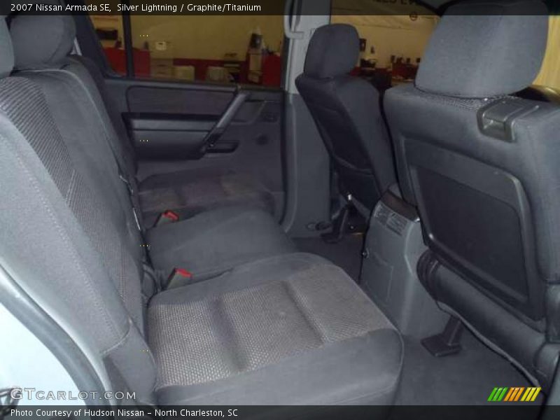 Silver Lightning / Graphite/Titanium 2007 Nissan Armada SE