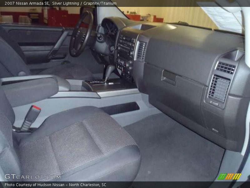 Silver Lightning / Graphite/Titanium 2007 Nissan Armada SE