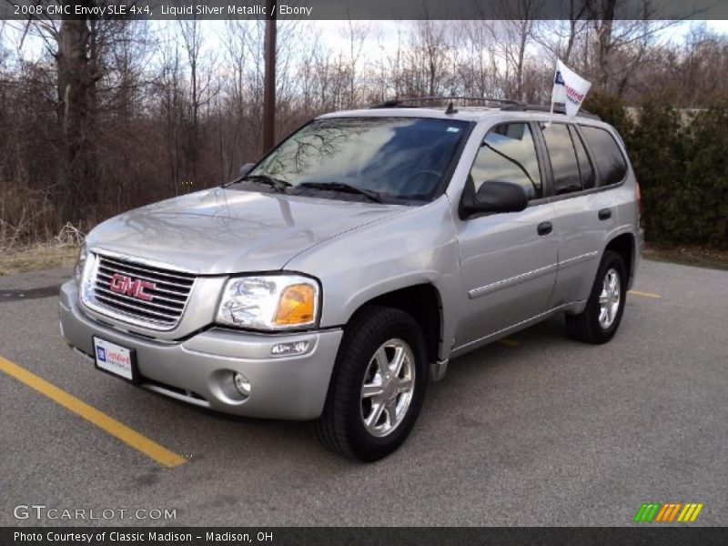 Liquid Silver Metallic / Ebony 2008 GMC Envoy SLE 4x4