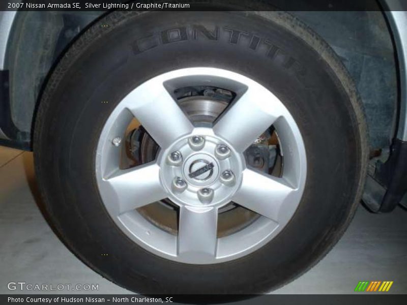 Silver Lightning / Graphite/Titanium 2007 Nissan Armada SE