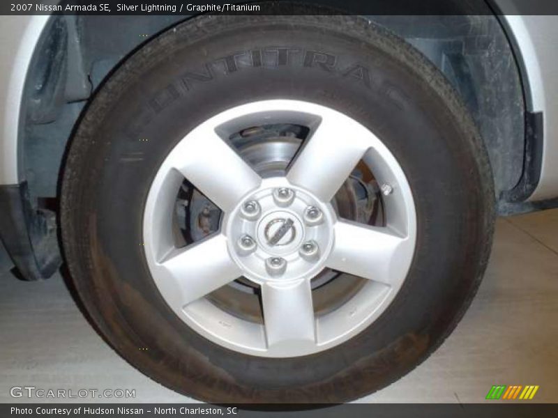 Silver Lightning / Graphite/Titanium 2007 Nissan Armada SE