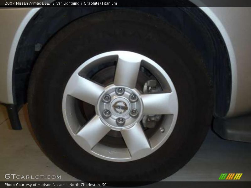 Silver Lightning / Graphite/Titanium 2007 Nissan Armada SE
