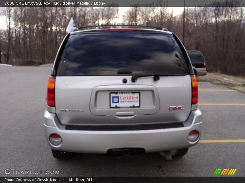 Liquid Silver Metallic / Ebony 2008 GMC Envoy SLE 4x4