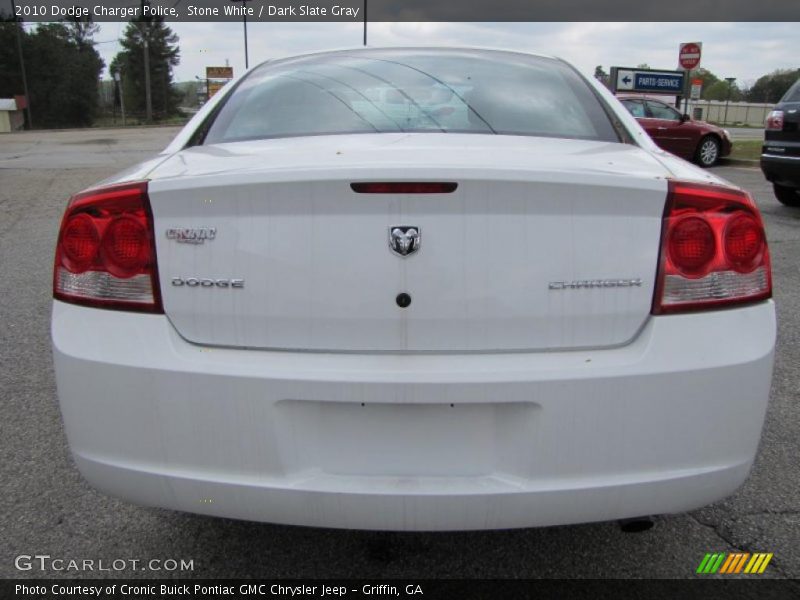  2010 Charger Police Stone White