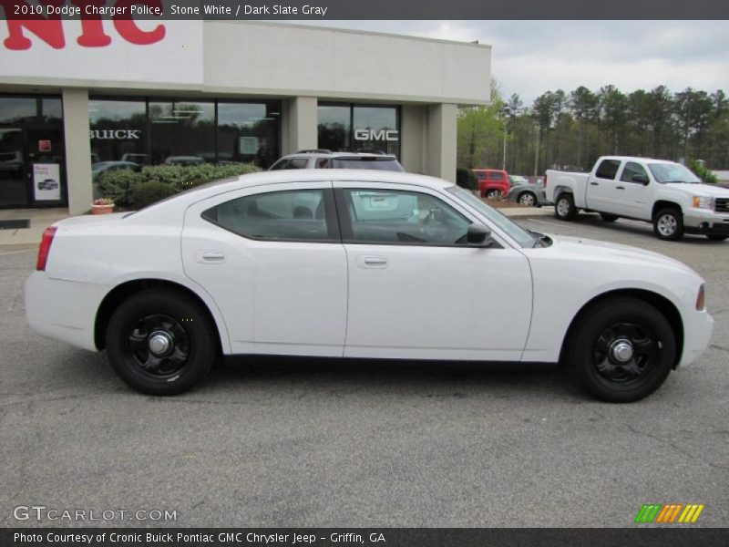 Stone White / Dark Slate Gray 2010 Dodge Charger Police
