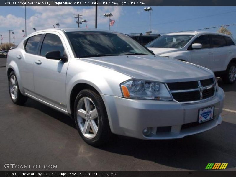 Bright Silver Metallic / Dark Slate Gray/Light Slate Gray 2008 Dodge Avenger SXT