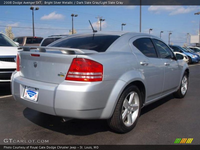 Bright Silver Metallic / Dark Slate Gray/Light Slate Gray 2008 Dodge Avenger SXT