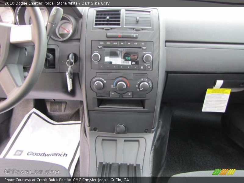 Controls of 2010 Charger Police