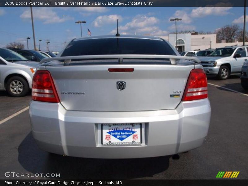 Bright Silver Metallic / Dark Slate Gray/Light Slate Gray 2008 Dodge Avenger SXT