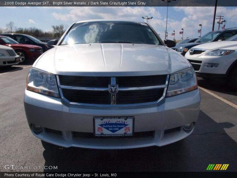Bright Silver Metallic / Dark Slate Gray/Light Slate Gray 2008 Dodge Avenger SXT