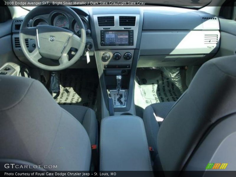 Bright Silver Metallic / Dark Slate Gray/Light Slate Gray 2008 Dodge Avenger SXT