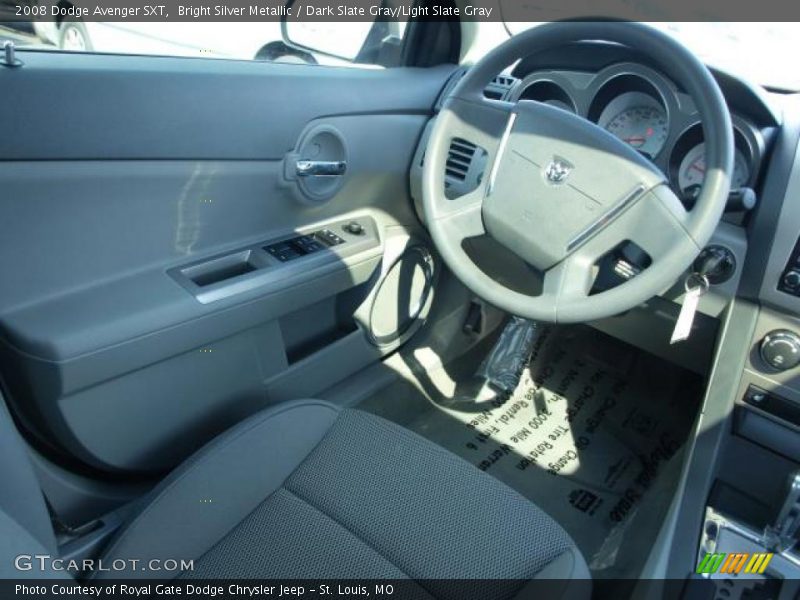 Bright Silver Metallic / Dark Slate Gray/Light Slate Gray 2008 Dodge Avenger SXT