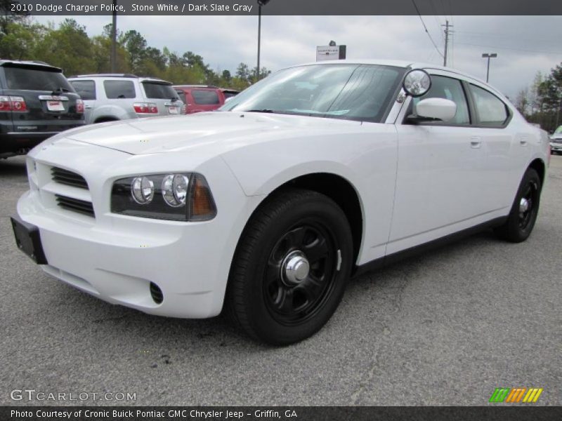 Front 3/4 View of 2010 Charger Police