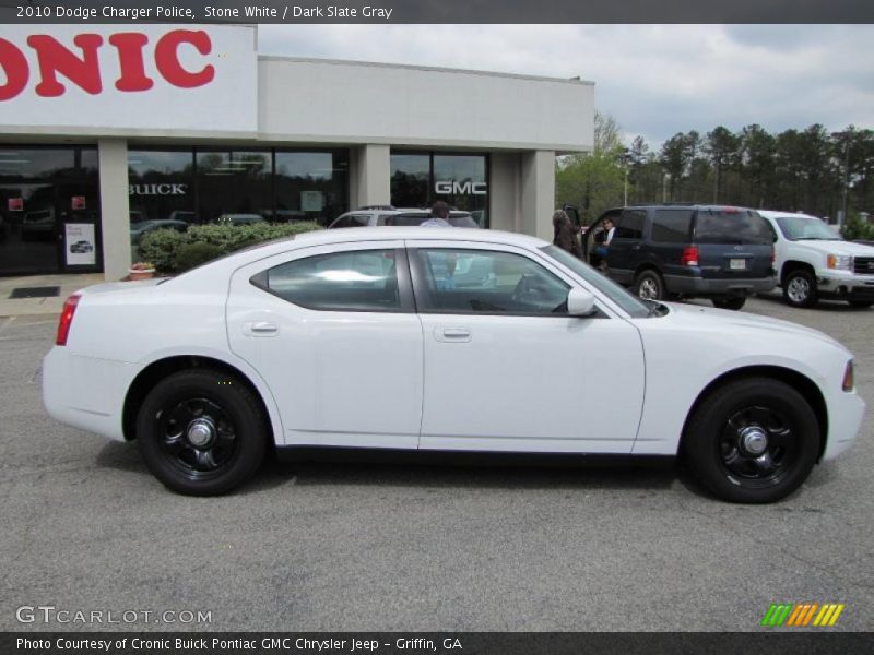 Stone White / Dark Slate Gray 2010 Dodge Charger Police