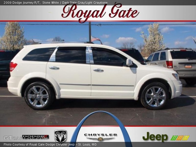 Stone White / Dark Slate Gray/Light Graystone 2009 Dodge Journey R/T