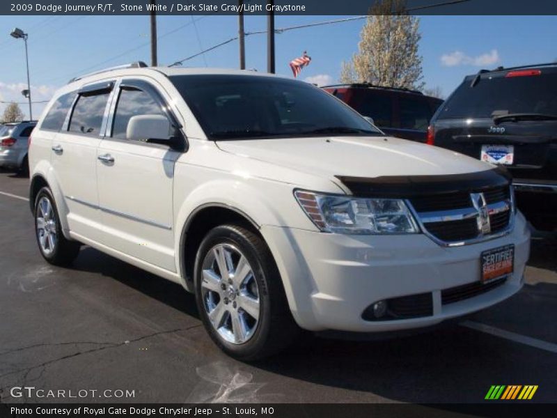 Stone White / Dark Slate Gray/Light Graystone 2009 Dodge Journey R/T