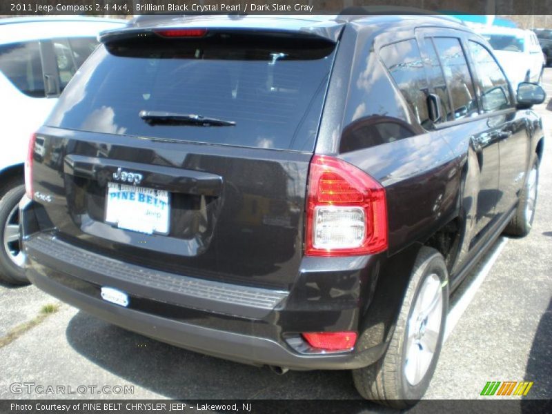 Brilliant Black Crystal Pearl / Dark Slate Gray 2011 Jeep Compass 2.4 4x4