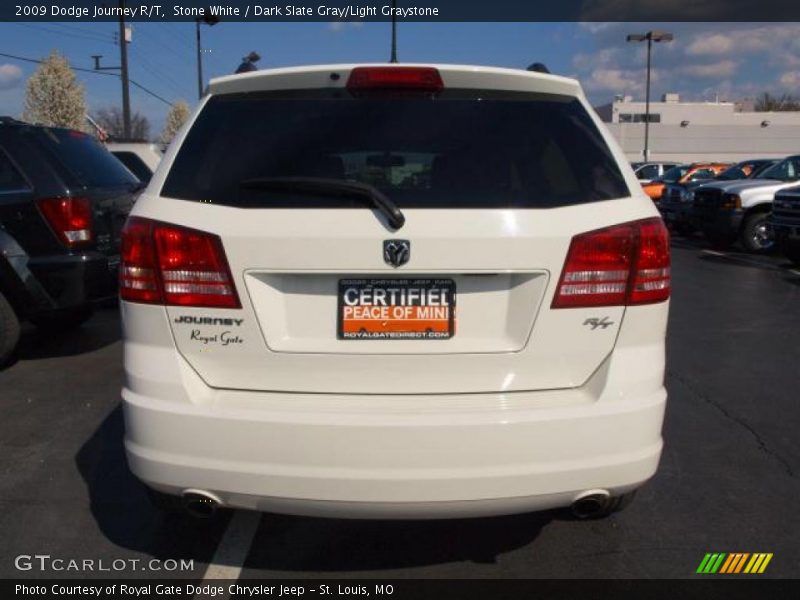 Stone White / Dark Slate Gray/Light Graystone 2009 Dodge Journey R/T