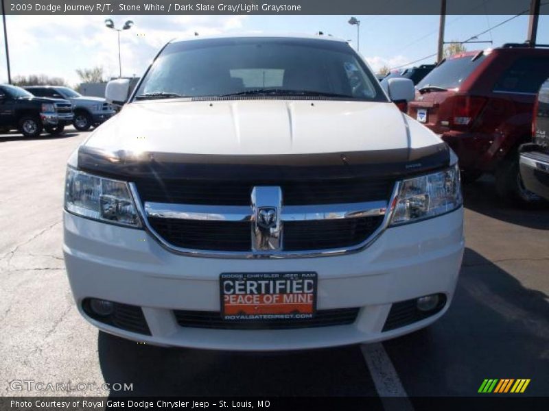 Stone White / Dark Slate Gray/Light Graystone 2009 Dodge Journey R/T