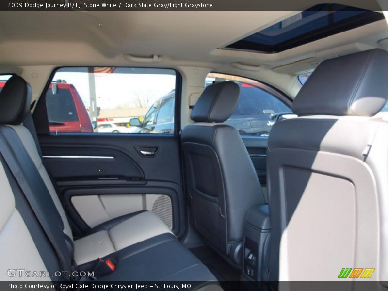 Stone White / Dark Slate Gray/Light Graystone 2009 Dodge Journey R/T