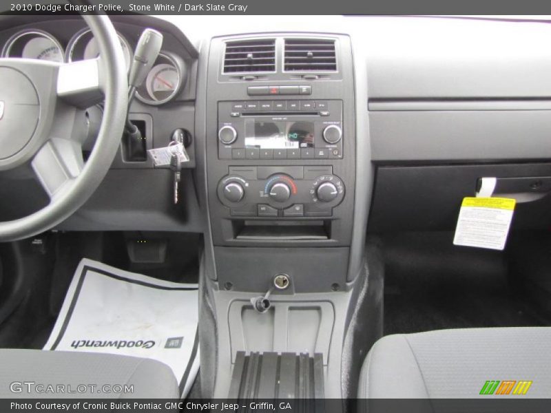Controls of 2010 Charger Police