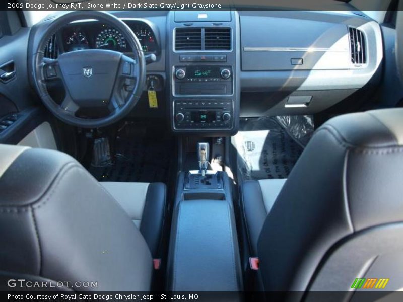 Stone White / Dark Slate Gray/Light Graystone 2009 Dodge Journey R/T
